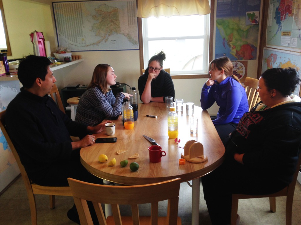 Chinuk Set Ups in the WAYK House on St. Paul Island