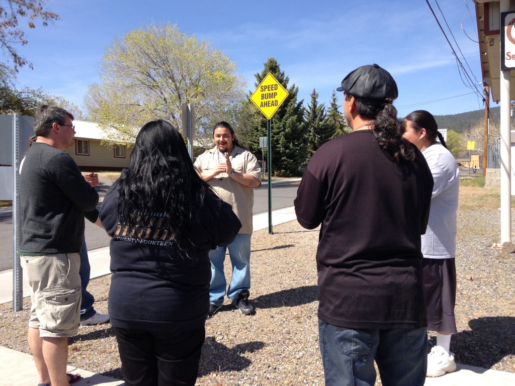 Danny Leads a WAYK Walk at Susanville Rancheria