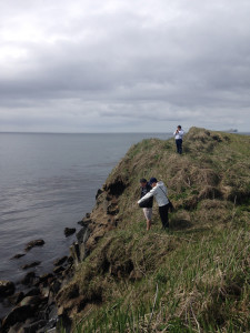 Evan, Robyn, and Josy on St. Paul's Cliffs