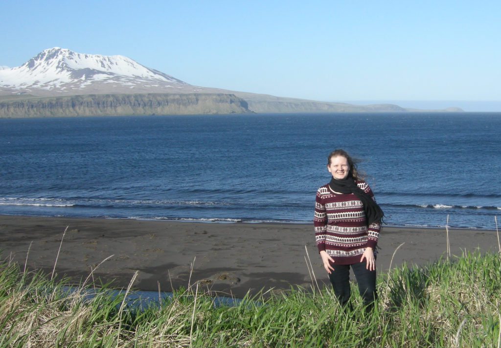 Erin McGarvey at Nazan Bay in Atka, AK