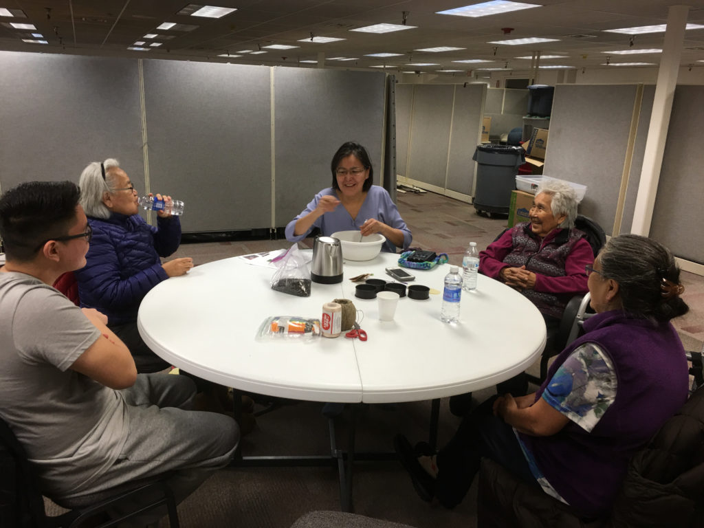 Susan Paskvan and Sarah Silas Lead a Language Lesson